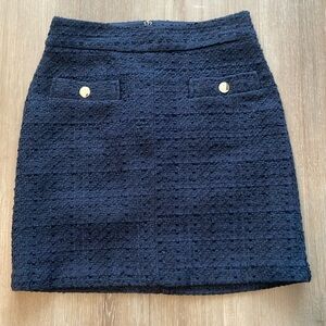 Ann Taylor LOFT Navy Blue 00P Petite Skirt